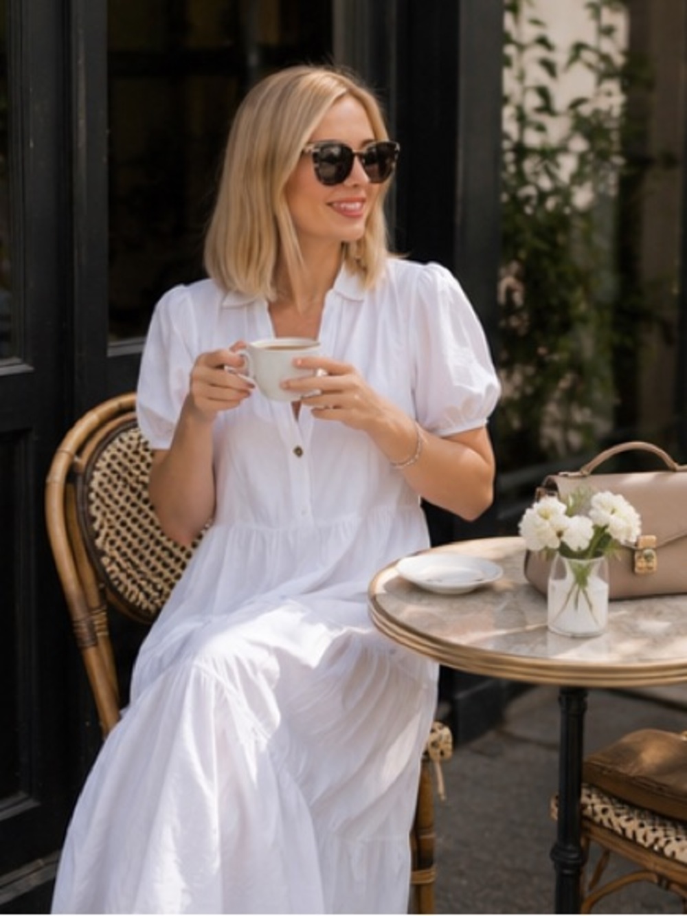 Zara cotton dress bloggers favorite - Picture 8 of 13
